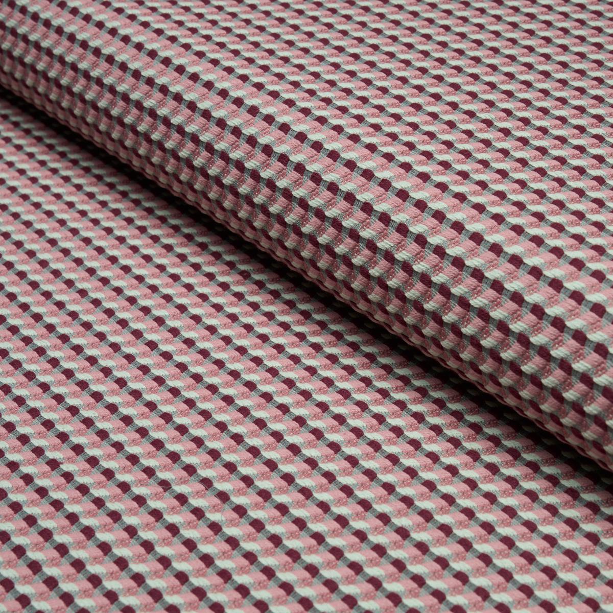 Schumacher Limon Weave Raspberry Fabric