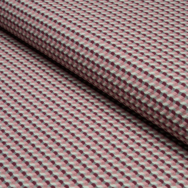 Schumacher Limon Weave Raspberry Fabric