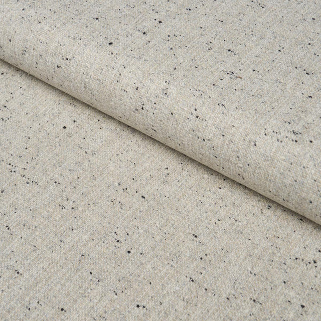 Schumacher Clarke Donegal Wool Blend Light Grey Fabric