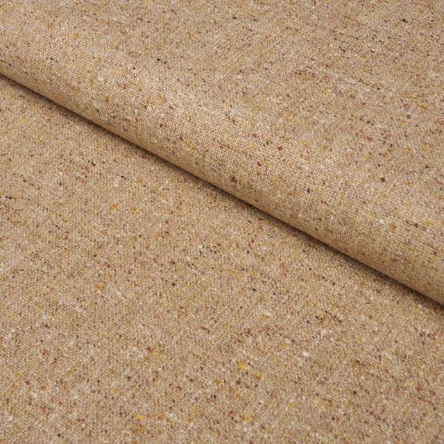 Schumacher Clarke Donegal Wool Blend Beige Fabric