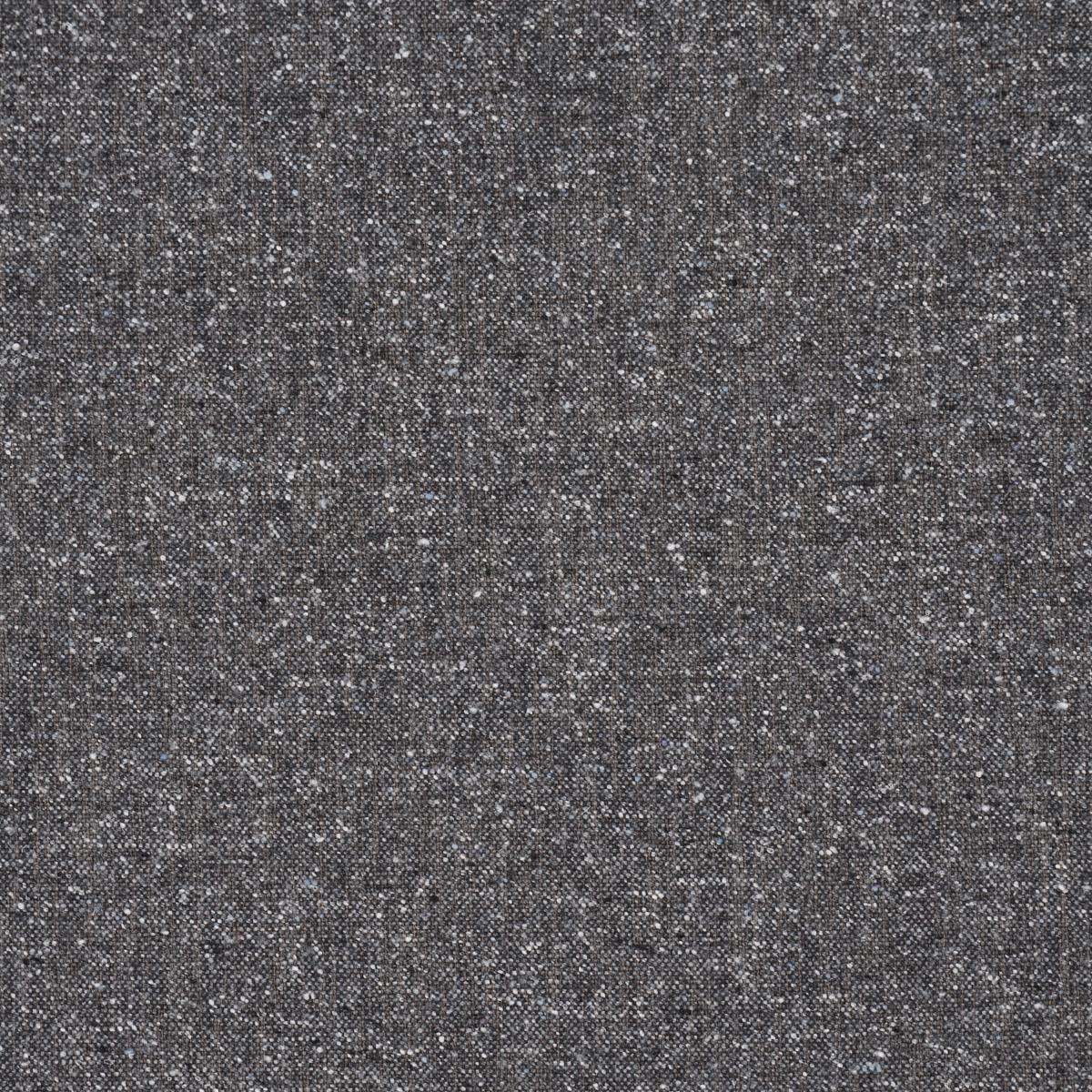 Schumacher Clarke Donegal Wool Blend Dark Grey Fabric