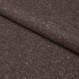 Schumacher Clarke Donegal Wool Blend Dark Brown Fabric