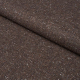 Schumacher Clarke Donegal Wool Blend Dark Brown Fabric
