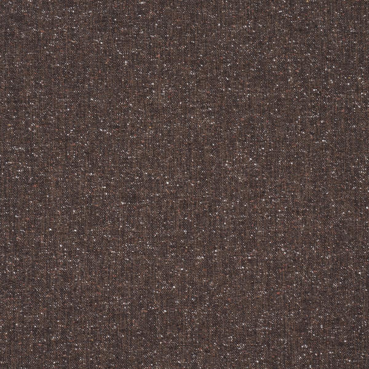 Schumacher Clarke Donegal Wool Blend Dark Brown Fabric