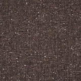 Schumacher Clarke Donegal Wool Blend Dark Brown Fabric