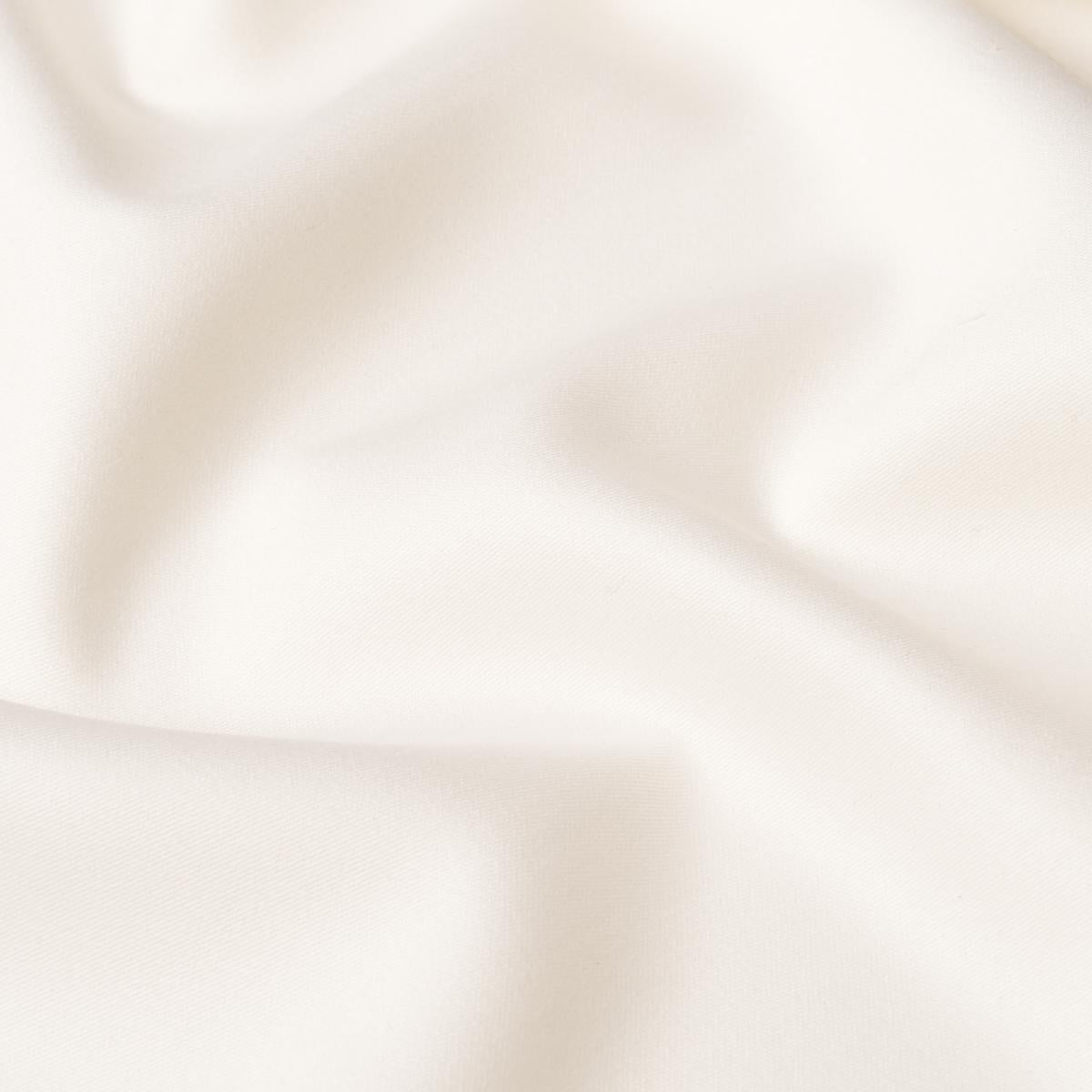 Schumacher Donovan Merino Wool Sateen Ivory Fabric