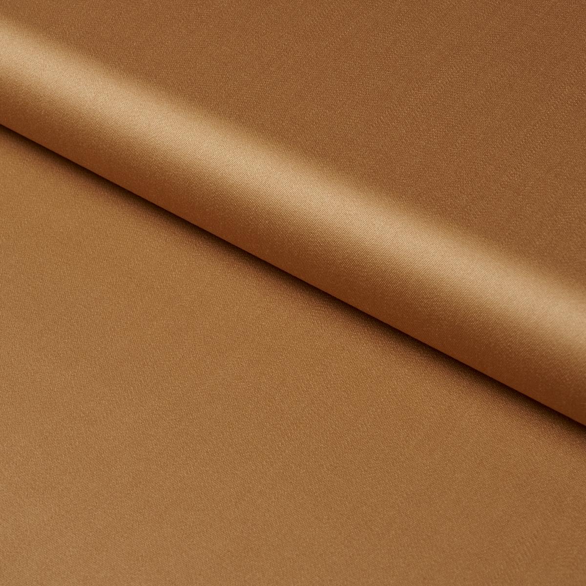 Schumacher Donovan Merino Wool Sateen Caramel Fabric