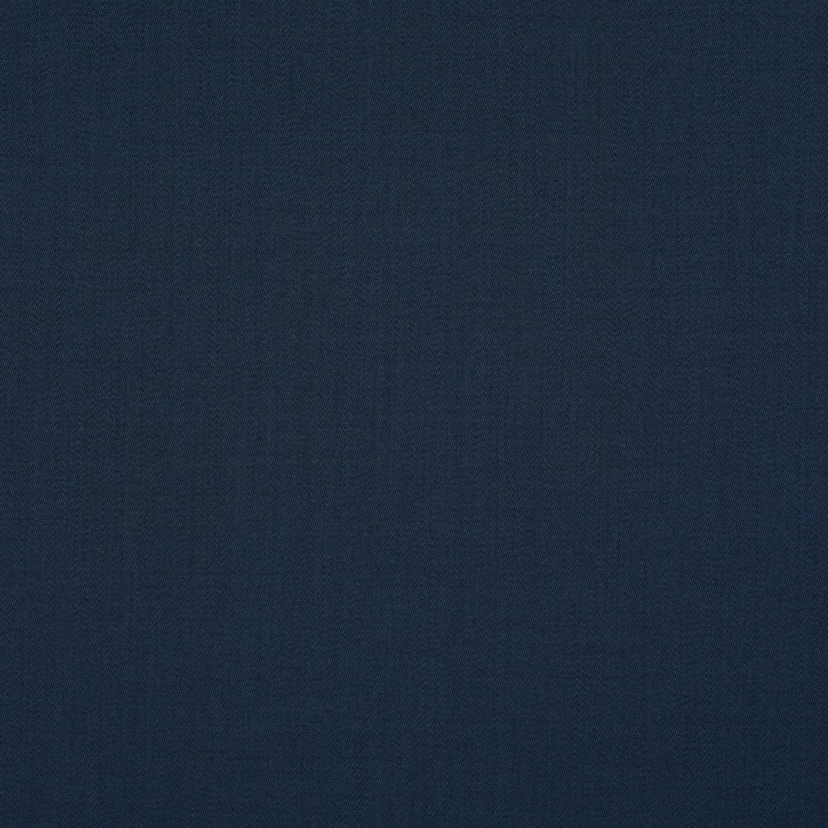 Schumacher Donovan Merino Wool Sateen Navy Fabric