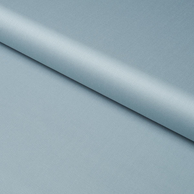 Schumacher Donovan Merino Wool Sateen Blue Fabric
