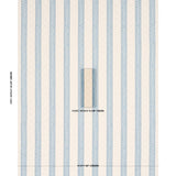 Schumacher Crème Anglaise English Cream/Denim Blue Fabric