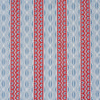 Schumacher Crème Anglaise French Red & Blue Fabric