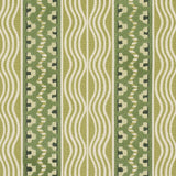 Schumacher Crème Anglaise Juniper Green Fabric