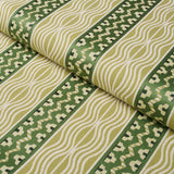 Schumacher Crème Anglaise Juniper Green Fabric
