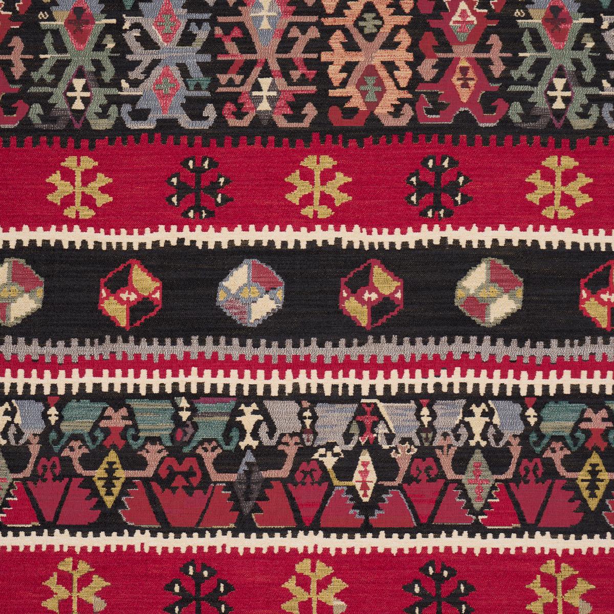 Schumacher Sahane Pomegranate Red Fabric