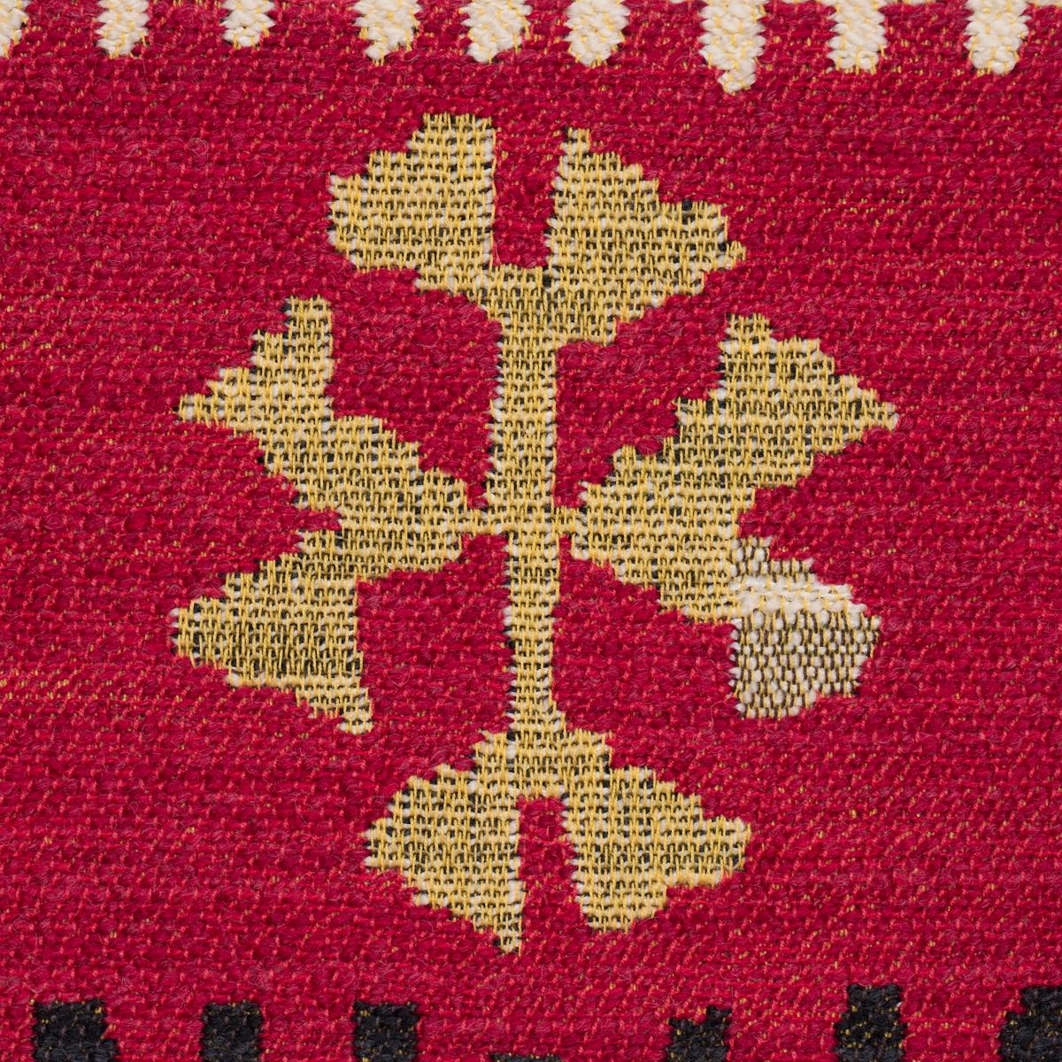 Schumacher Sahane Pomegranate Red Fabric