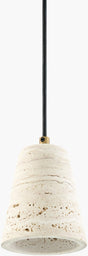 Livabliss Cavertine CVTN-001 4"L x 4"W x 6"H Ceiling Lighting
