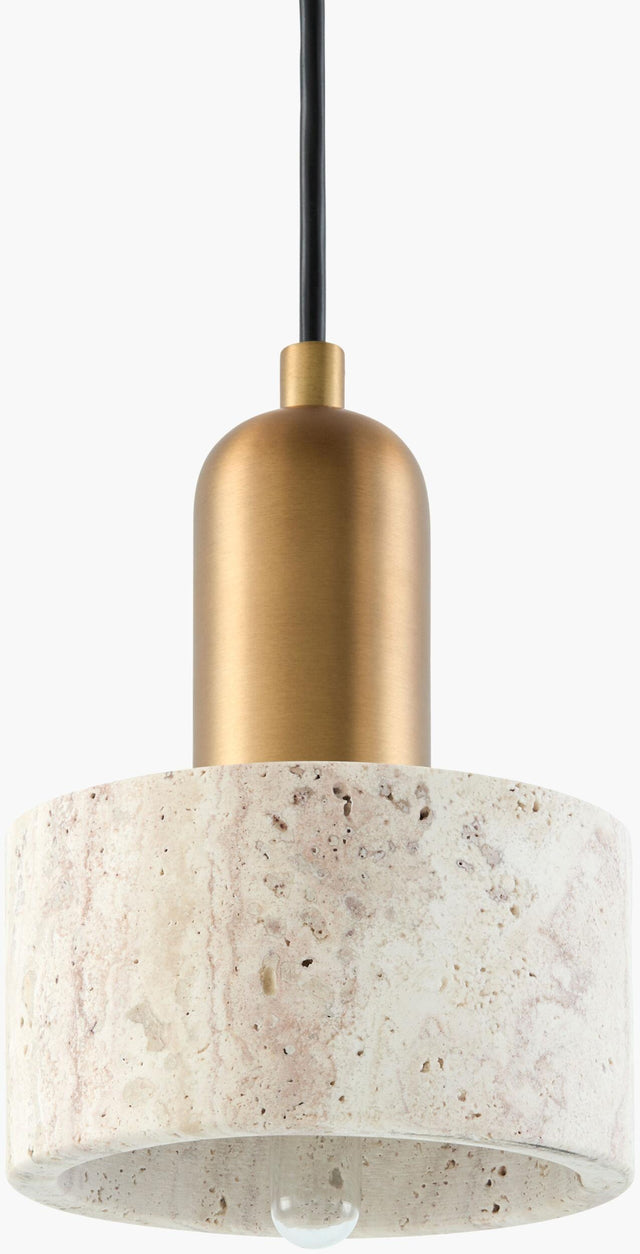 Livabliss Cavertine CVTN-002 5"L x 5"W x 7"H Ceiling Lighting