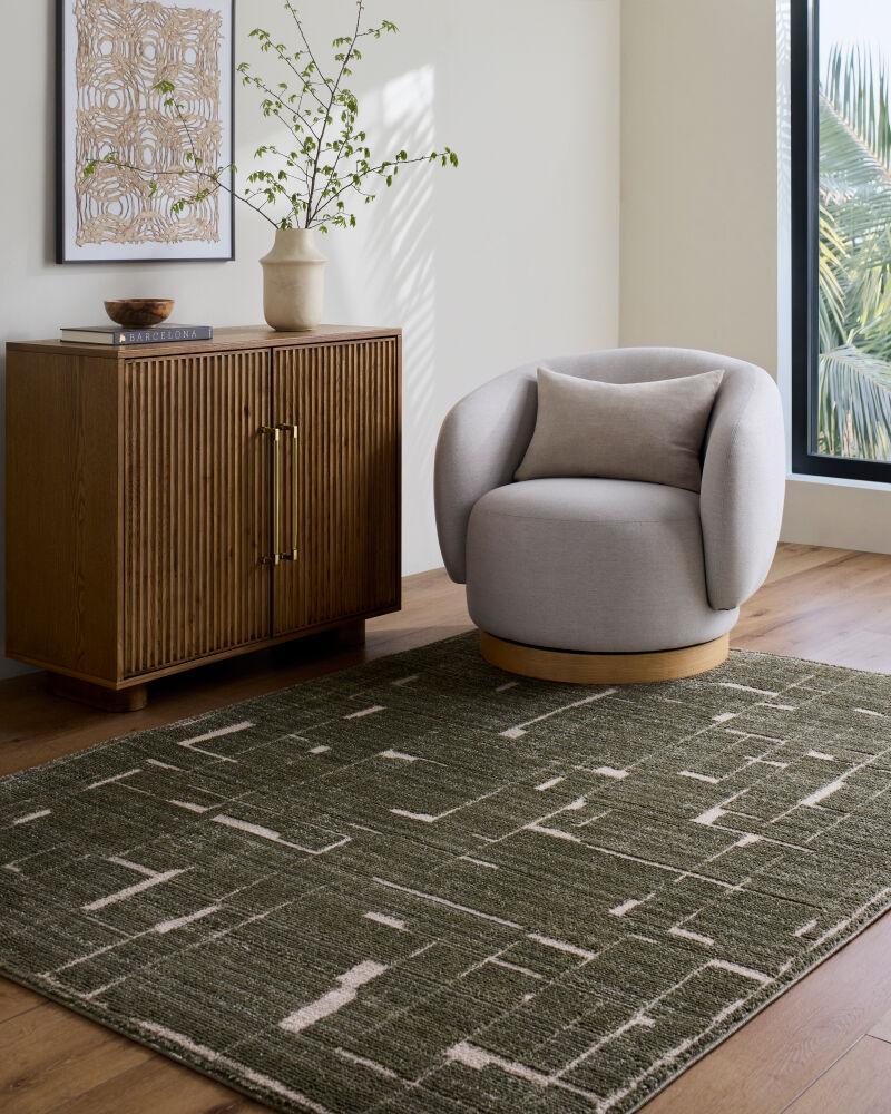 Livabliss Alma EDAL-2302 5'3" x 7' Machine Woven Rug