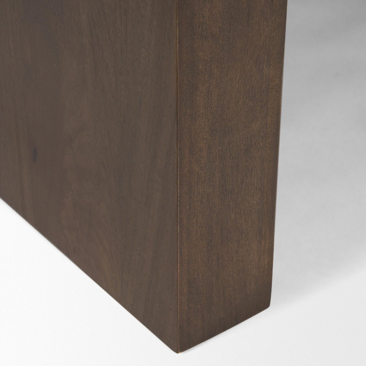 Mercana Wesson Dark Brown Wooden Rectangular Coffee Table