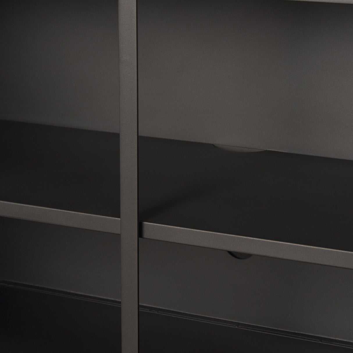 Mercana Roxdale Acid Washed Iron Metal Accent Cabinet