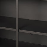Mercana Roxdale Acid Washed Iron Metal Accent Cabinet
