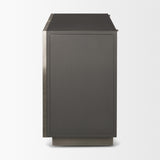Mercana Roxdale Acid Washed Iron Metal Accent Cabinet