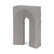 Mercana Kacia Resin Textured Concrete Gray Decorative Object