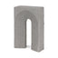 Mercana Kacia Resin Textured Concrete Gray Decorative Object