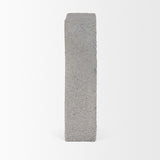 Mercana Kacia Resin Textured Concrete Gray Decorative Object