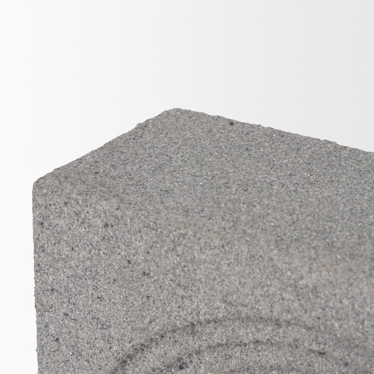 Mercana Kacia Resin Textured Concrete Gray Decorative Object