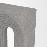 Mercana Kacia Resin Textured Concrete Gray Decorative Object