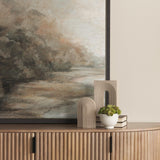 Mercana Kael Resin Textured Concrete Gray Decorative Object