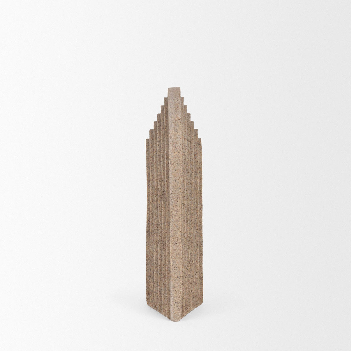 Mercana Kael Resin Textured Concrete Gray Decorative Object