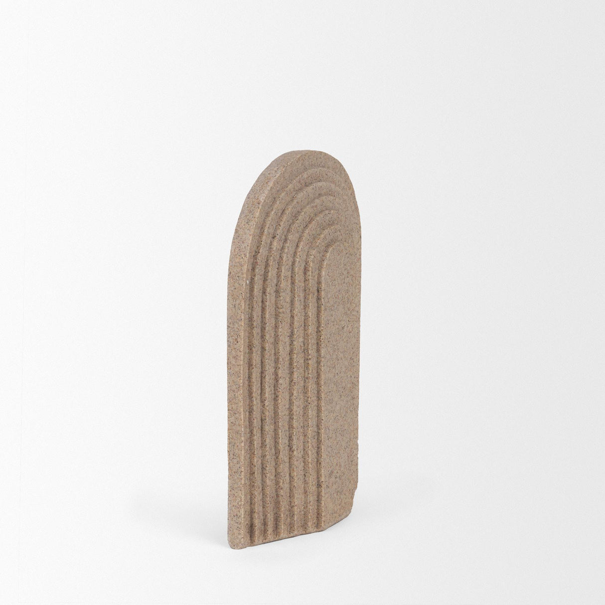Mercana Kael Resin Textured Concrete Gray Decorative Object