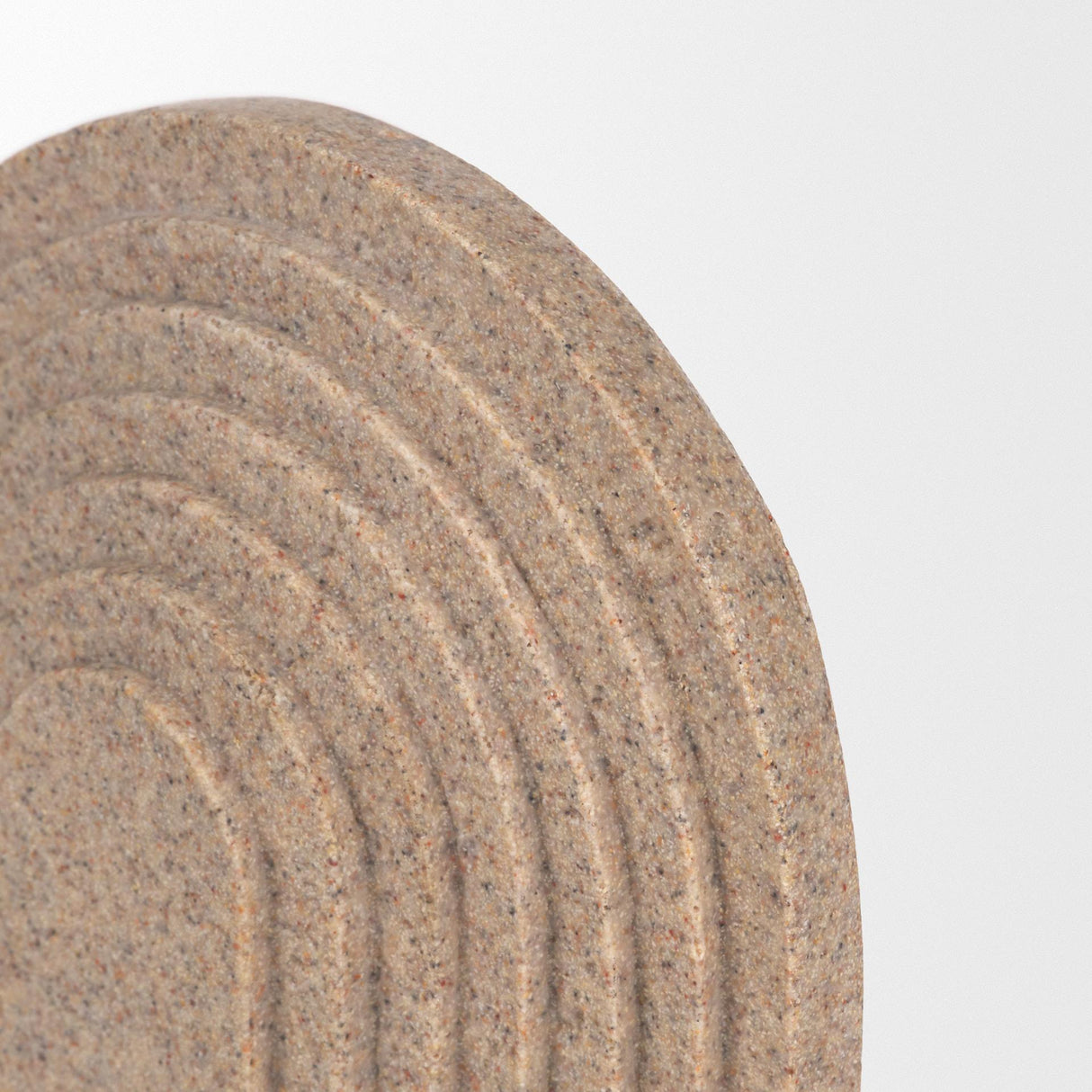 Mercana Kael Resin Textured Concrete Gray Decorative Object