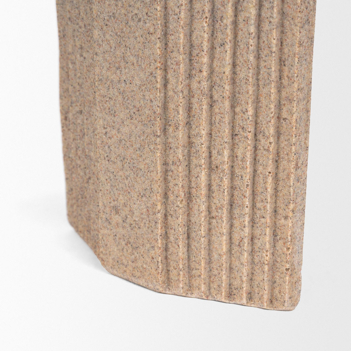 Mercana Kael Resin Textured Concrete Gray Decorative Object