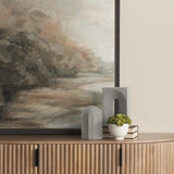 Mercana Kael Resin Textured Sandstone Decorative Object