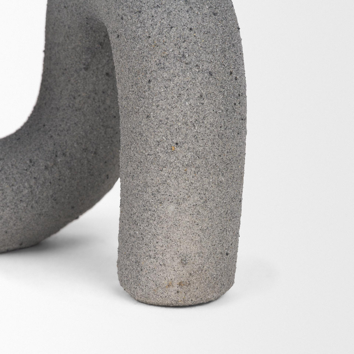 Mercana Kailas Resin Textured Concrete Gray Decorative Object