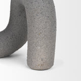 Mercana Kailas Resin Textured Concrete Gray Decorative Object