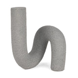 Mercana Kailyn Resin Textured Concrete Gray Decorative Object