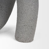 Mercana Kailyn Resin Textured Concrete Gray Decorative Object