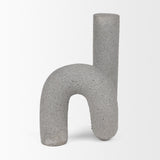Mercana Kailyn Resin Textured Concrete Gray Decorative Object