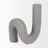 Mercana Kailyn Resin Textured Concrete Gray Decorative Object