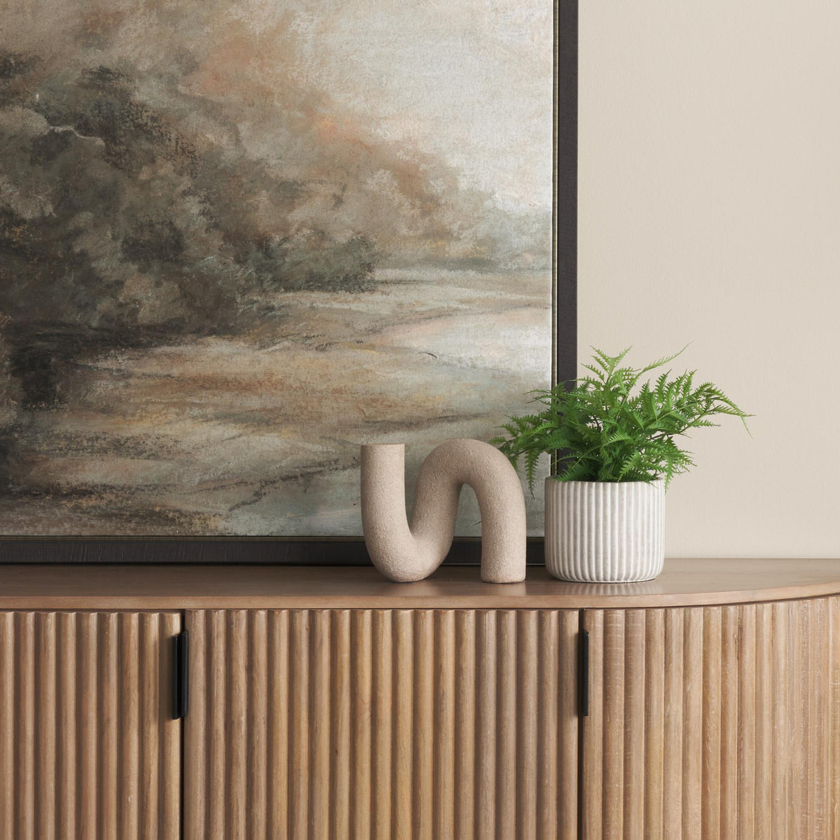 Mercana Kailas Resin Textured Sandstone Decorative Object