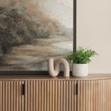 Mercana Kailas Resin Textured Sandstone Decorative Object