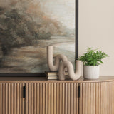 Mercana Kailas Resin Textured Sandstone Decorative Object