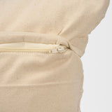 Mercana Jacory Cream Checker Textured Decorative Square Pillow Cover