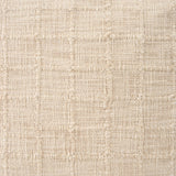 Mercana Jacory Cream Checker Textured Decorative Lumbar Pillow Cover