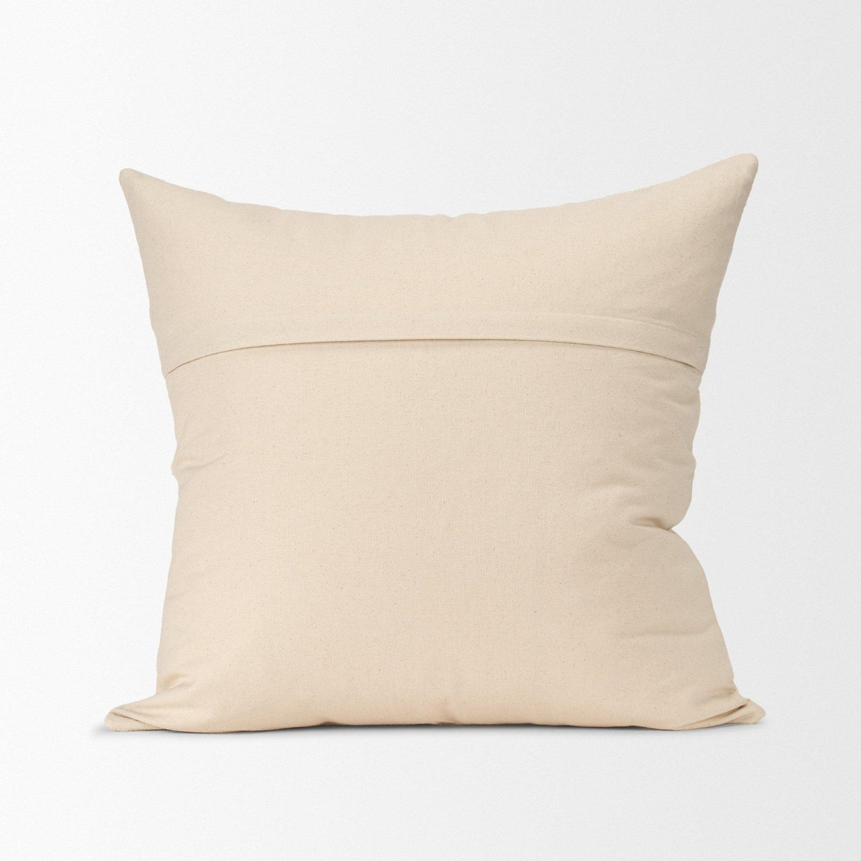 Mercana Jenner Cream Cotton-Linen Blend Decorative Square Pillow Cover