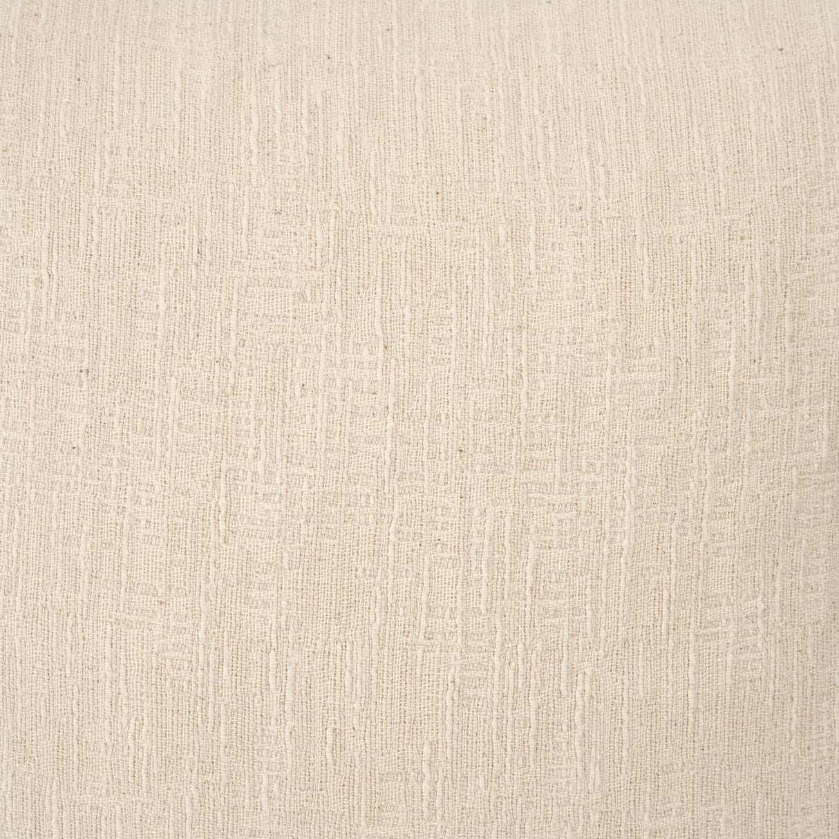 Mercana Jenner Cream Cotton-Linen Blend Decorative Square Pillow Cover